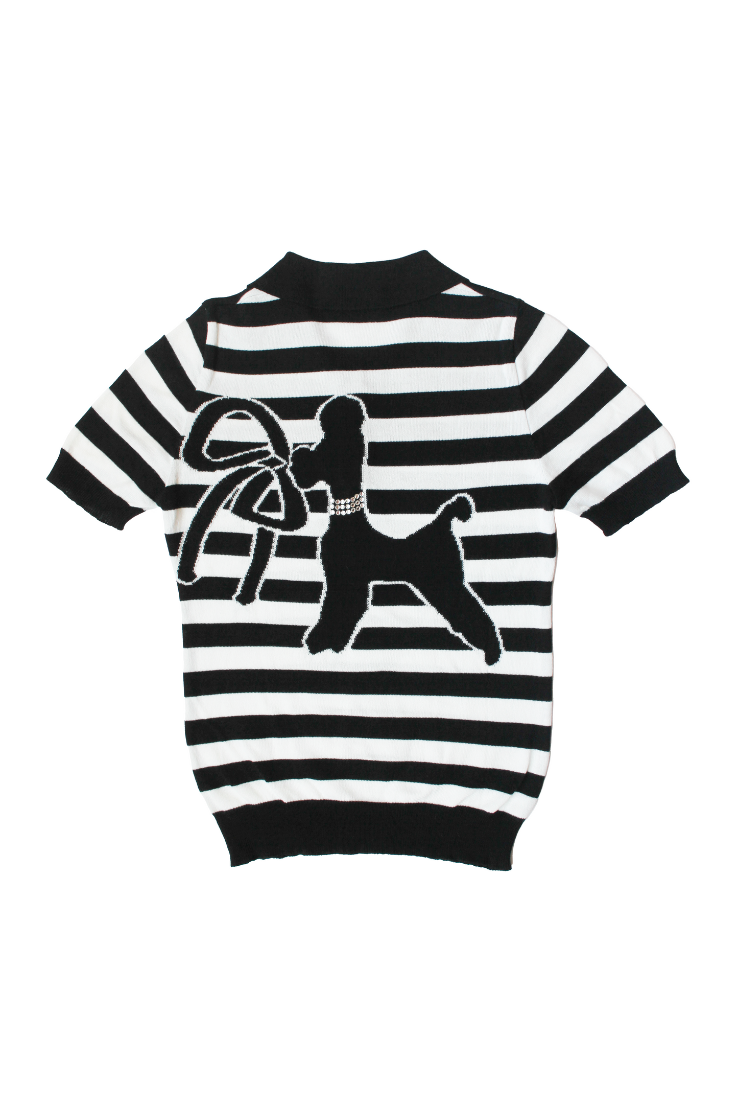 POLO RAYURES CANICHE