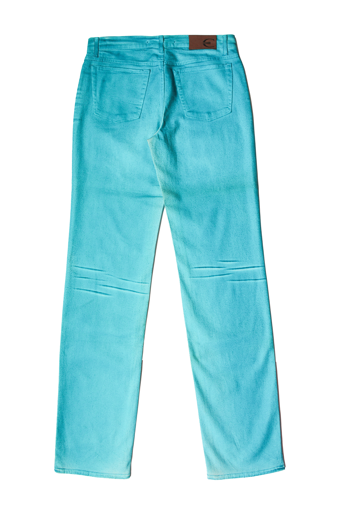 JEAN TURQUOISE PEINTURE