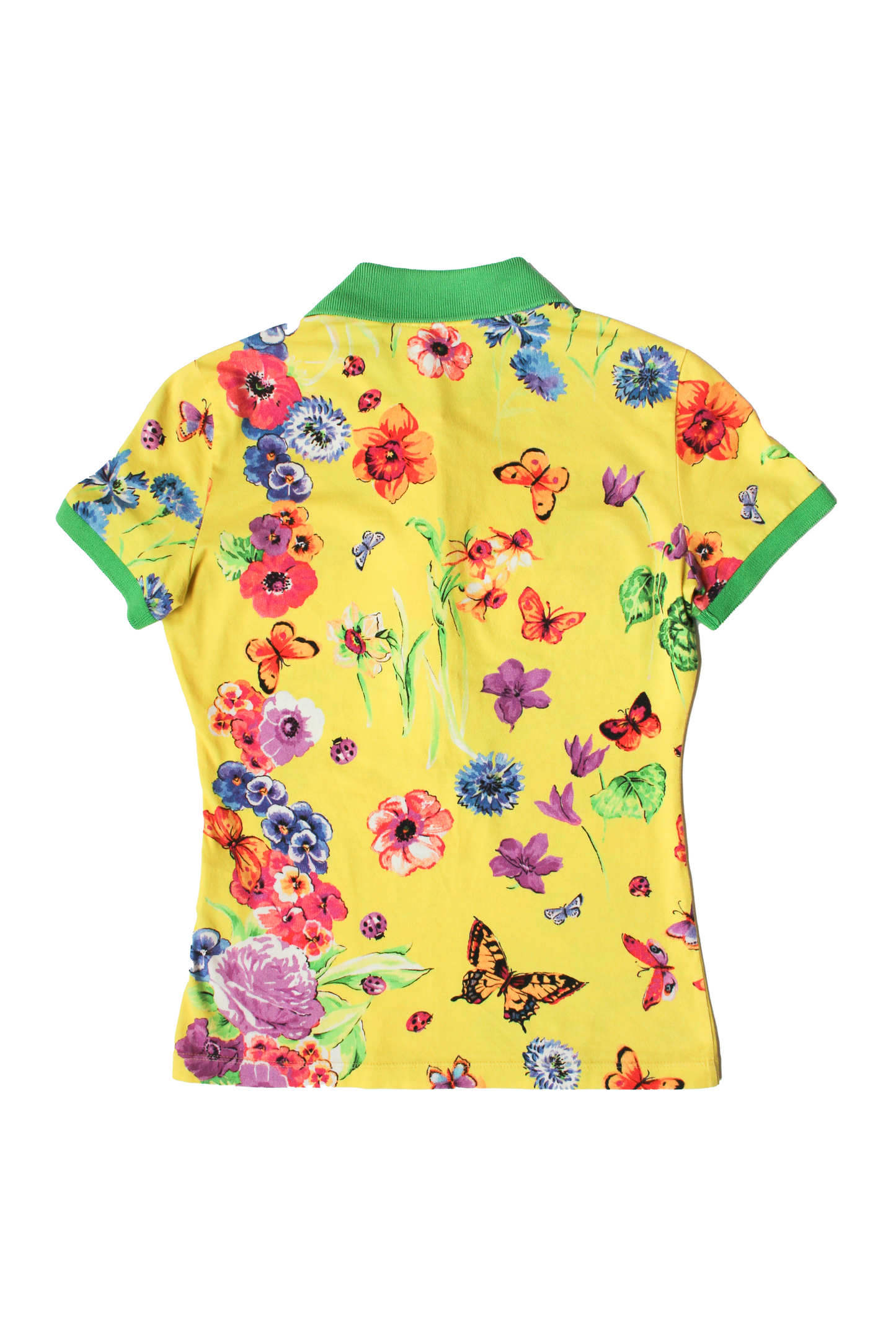 POLO PAPILLONS ET FLEURS