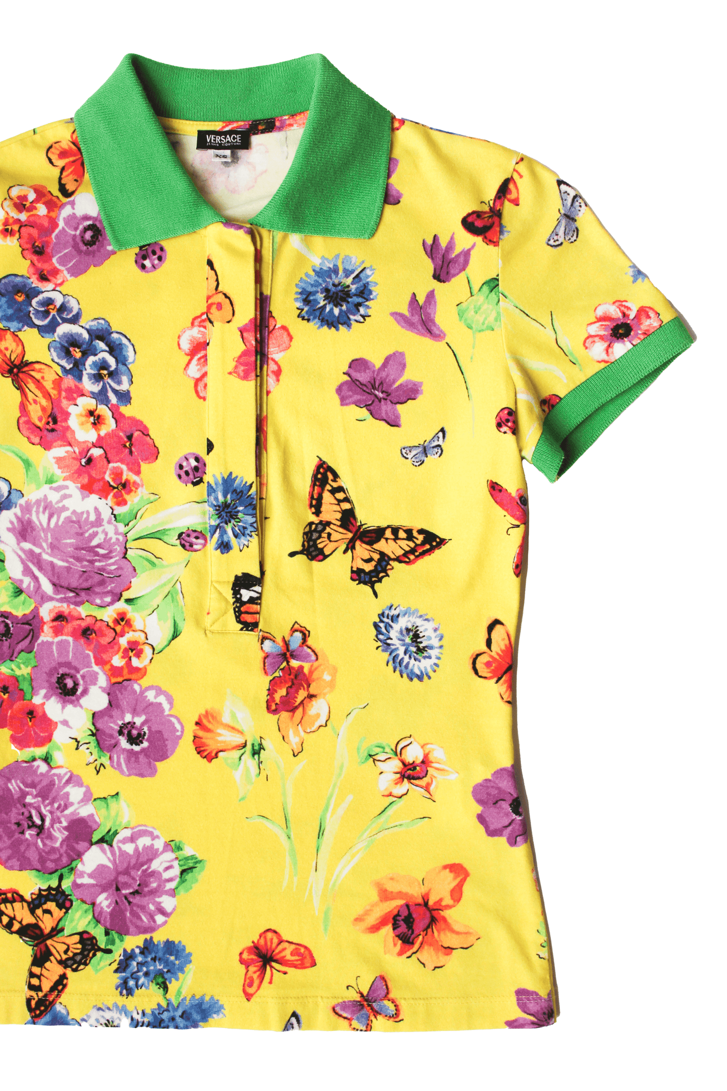 POLO PAPILLONS ET FLEURS