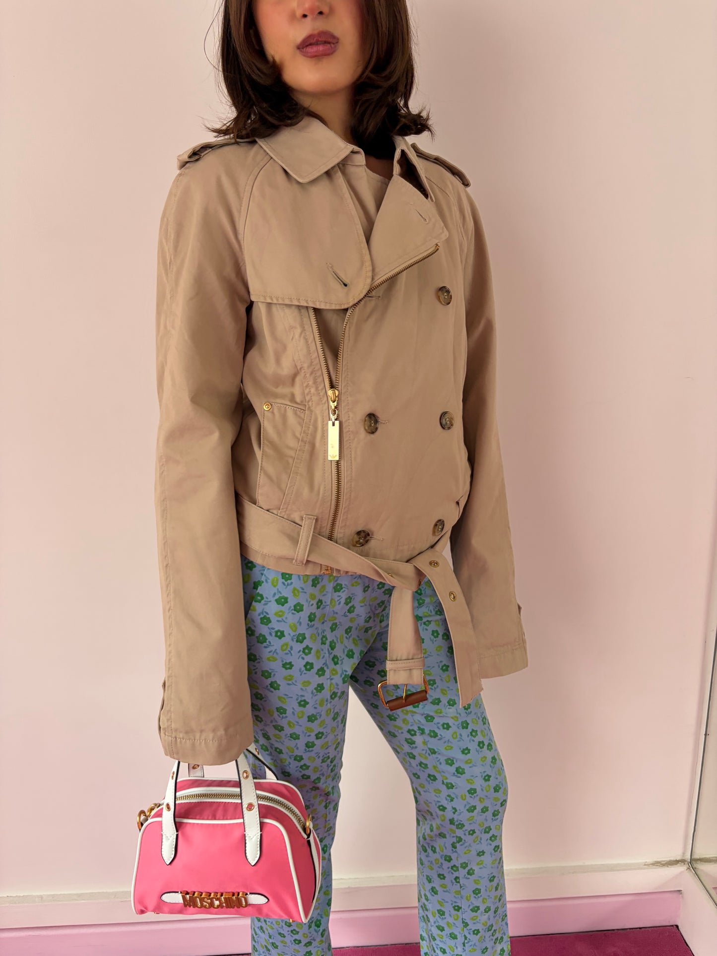 Trench court beige