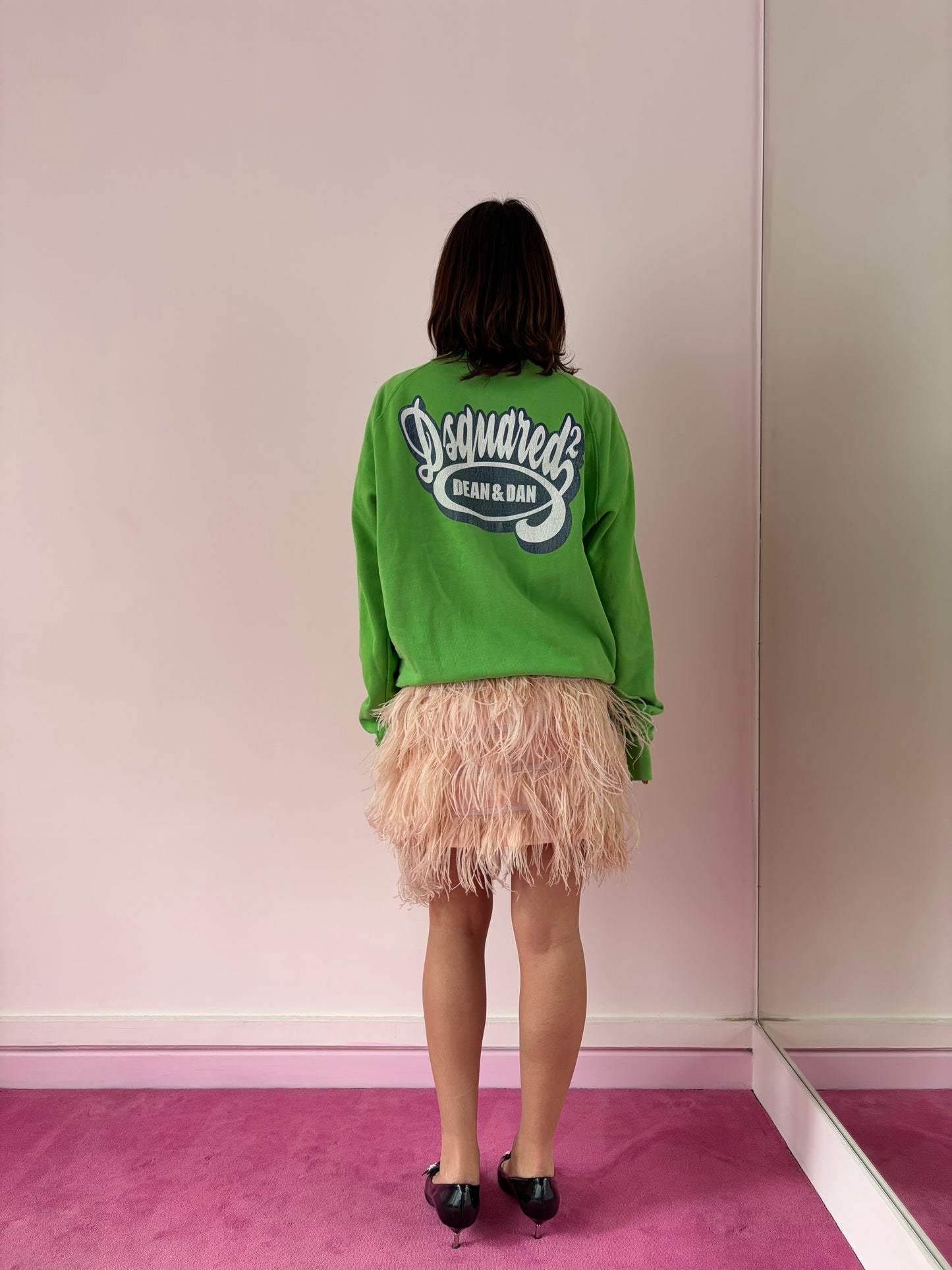Veste sweat verte