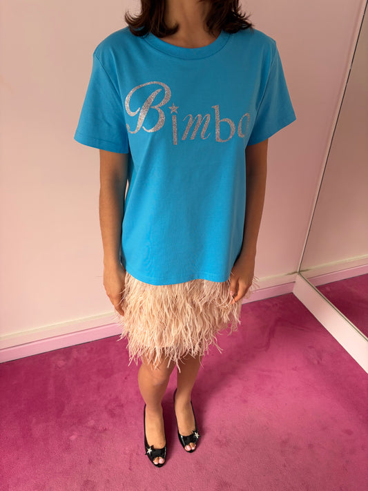 T-shirt star bleu