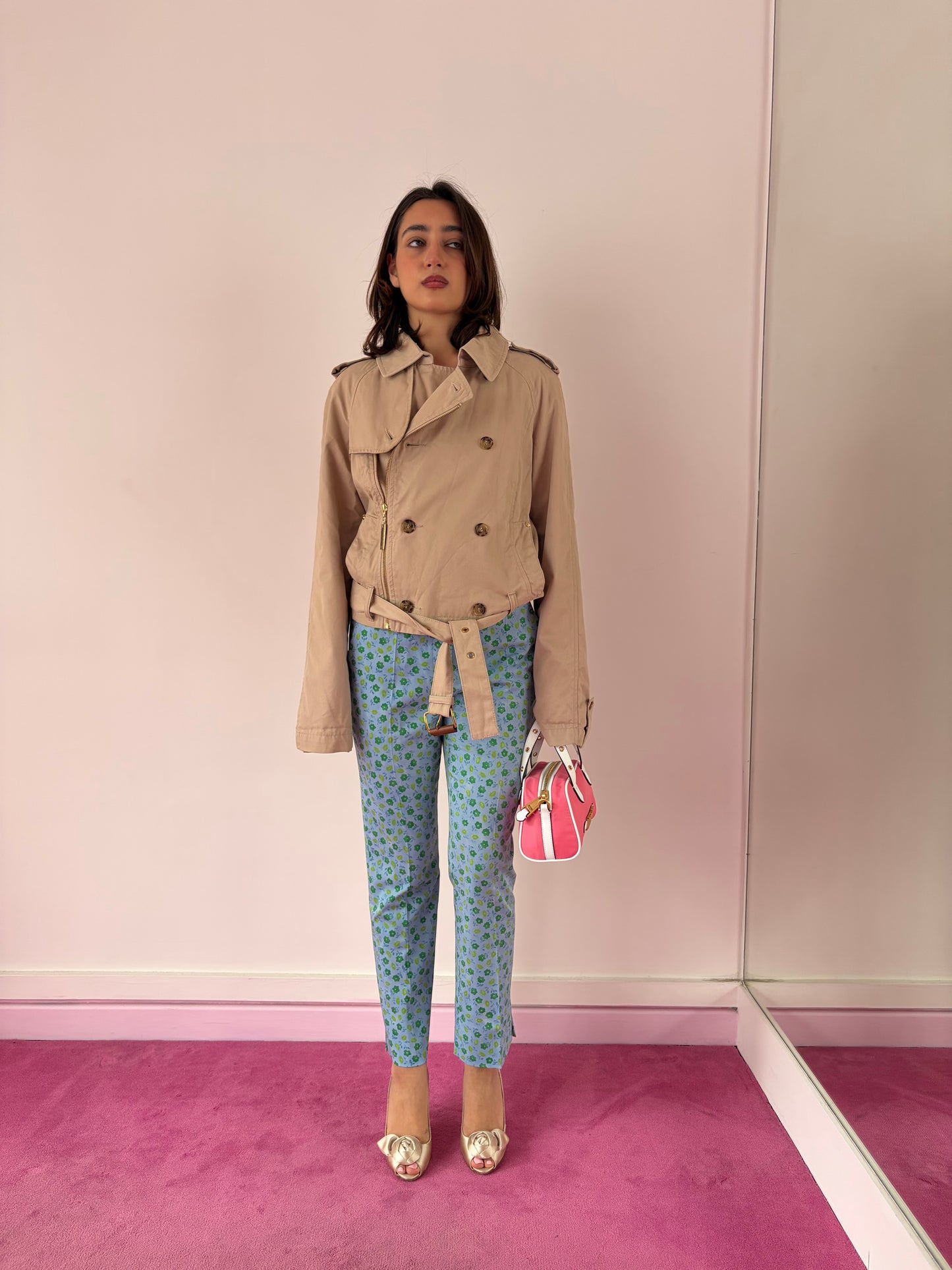 Trench court beige