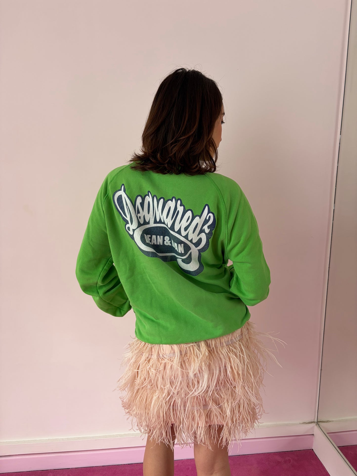Veste sweat verte