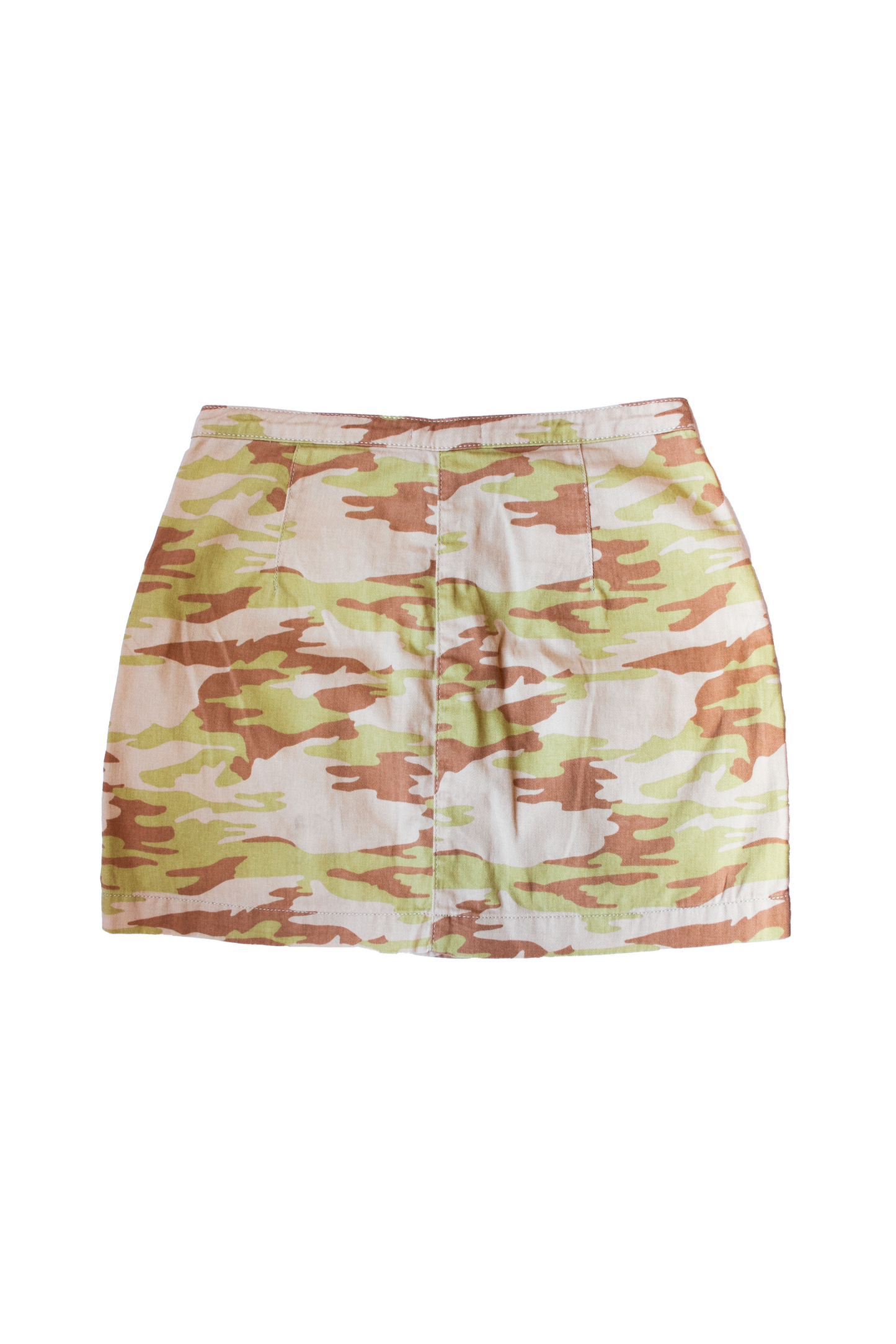 JUPE MILITAIRE BEIGE