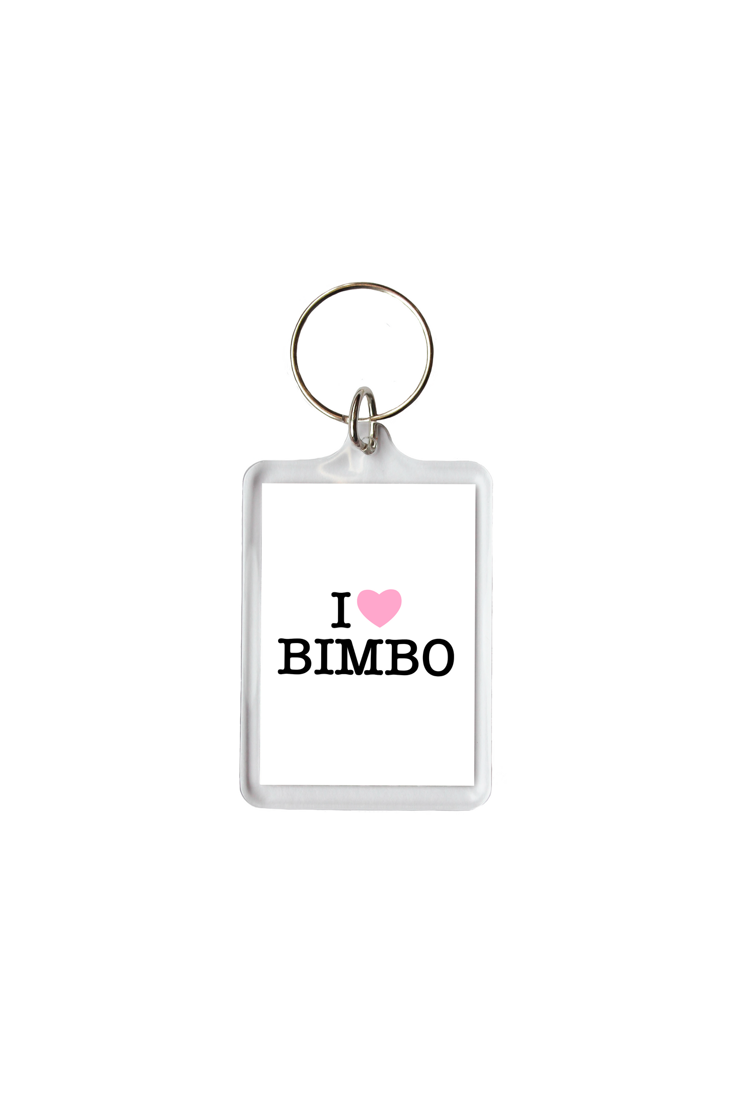 PORTE CLÉS I LOVE BIMBO